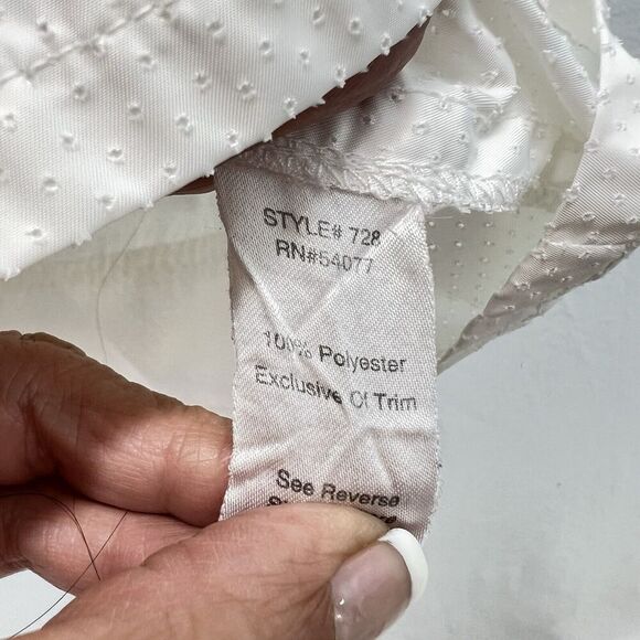 Cabi Jacket Womens L White Lightweight Pockets Active Zip Up Gorpcore Vented - Picture 11 of 12